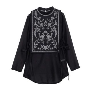 Ameri VINTAGE - amerivintage EMBROIDERY APRON BLOUSEの通販 by みー