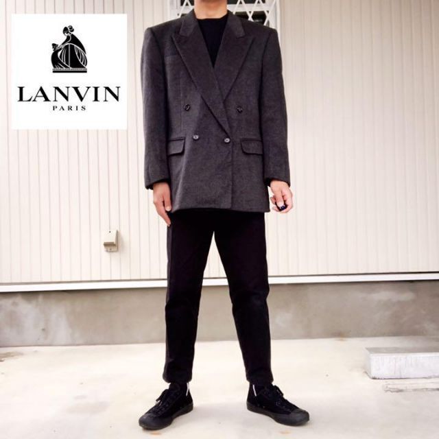 LANVIN カシミヤ100%ジャケット-