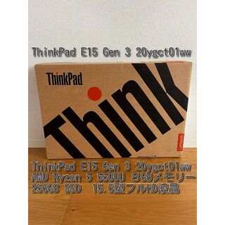 ThinkPad E15 Gen 3 20ygct01ww