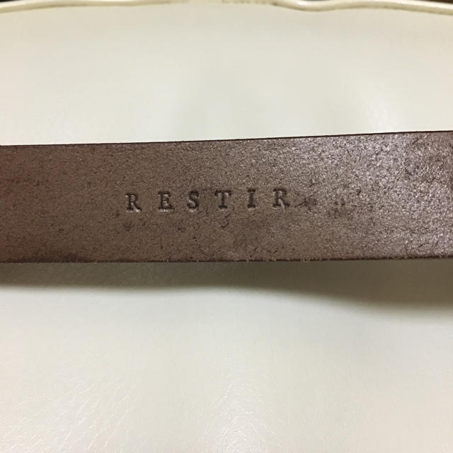 RESTIR(リステア)のRESTIR リステア ♪ バックル付ベルト レディースのファッション小物(ベルト)の商品写真