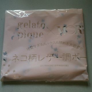 ジェラートピケ(gelato pique)のあやぴん様専用、ネコ柄レザー調ポーチ(ポーチ)