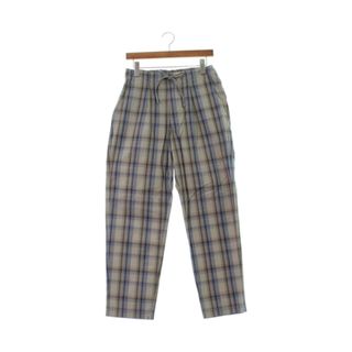 ビームス(BEAMS)のBEAMS ビームス パンツ（その他） S ベージュx青x茶(チェック) 【古着】【中古】(その他)