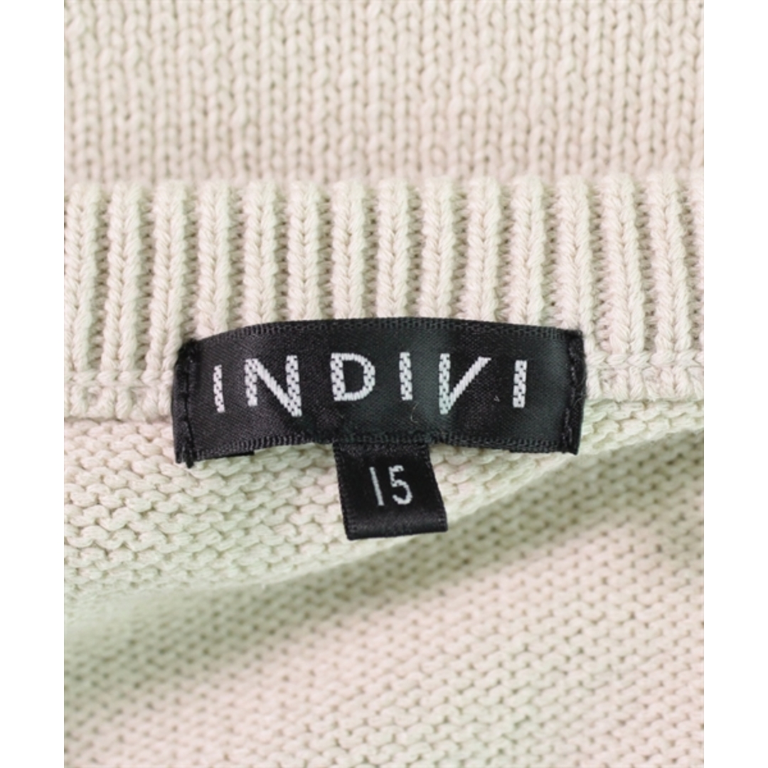 INDIVI(インディヴィ)のINDIVI インディヴィ ニット・セーター 15(XXL位) ベージュ 【古着】【中古】 レディースのトップス(ニット/セーター)の商品写真