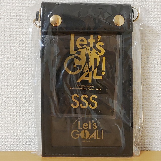 倉木麻衣ライブ2019年Let's GOAL!薔薇色の人生SSS席限定パスケース