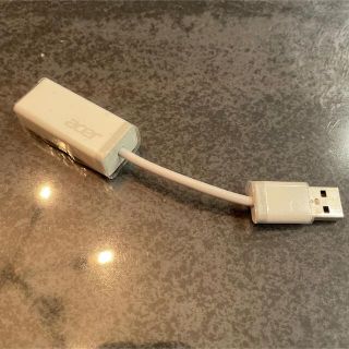 エイサー(Acer)のacre USB LAN接続器具　新品未使用(PC周辺機器)