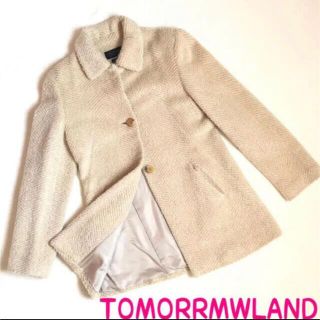 トゥモローランド(TOMORROWLAND)の美品　トゥモローランド TOMORRMWLAND コート 訳あり Mサイズ (その他)