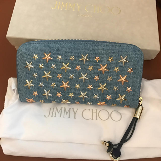 新着商品-JIMMY CHOO •- 正規品☆ジミーチュウ ミニウォレット 星