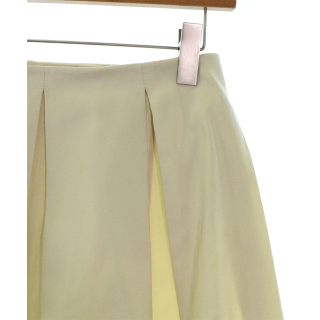 JIL SANDER NAVY(ジルサンダーネイビー)のJIL SANDER NAVY ひざ丈スカート 34(XXS位) ベージュ 【古着】【中古】 レディースのスカート(ひざ丈スカート)の商品写真