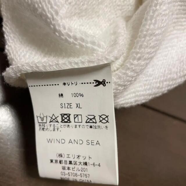 超希少！初期モデル！タグ付き！熊谷隆志着！wind and sea パーカー