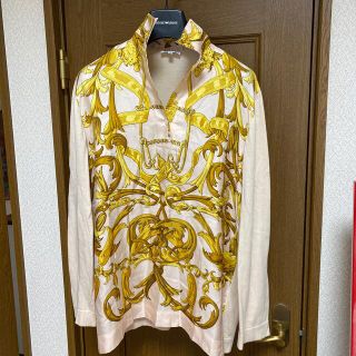 HERMESエルメス シルクブラウス 未使用品 シャツ/ブラウス(七分/長袖