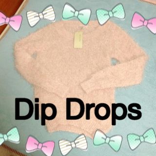 ディップドロップス(Dip Drops)のDipDrops♡新品ピンクニット(ニット/セーター)