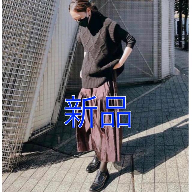 BLAMINK - 新品  2021 ブラミンク blamink  ニットベスト サイズ38 黒