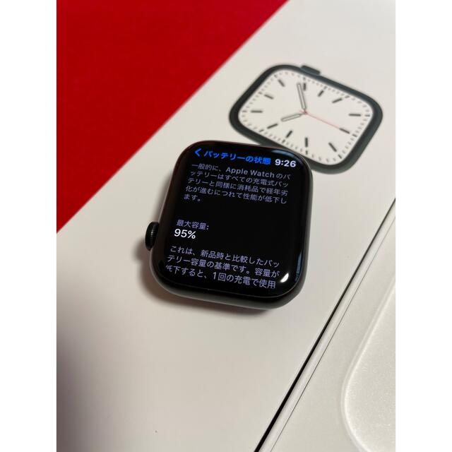 【美品】Apple Watch シリーズ 7 グリーン  45mmスマホ/家電/カメラ