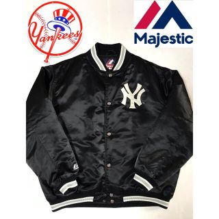 マジェスティック(Majestic)のYANKEES ヤンキース スタジャン ジャケット majestic (スタジャン)