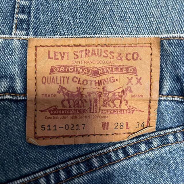 Levi's(リーバイス)のLEVI’S 511 リーバイス ダメージスリムジーンズ メンズのパンツ(デニム/ジーンズ)の商品写真