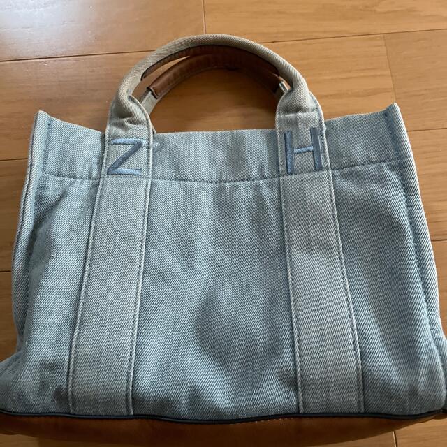 ZARA HOME(ザラホーム)のZARA HOME 2way デニムバッグ レディースのバッグ(ショルダーバッグ)の商品写真