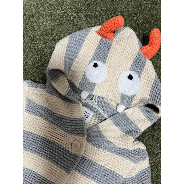 GAP(ギャップ)のモンスターパーカーGAP キッズ/ベビー/マタニティのベビー服(~85cm)(カーディガン/ボレロ)の商品写真