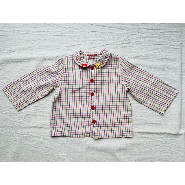 mikihouse(ミキハウス)の【mikihouse】シャツ キッズ/ベビー/マタニティのベビー服(~85cm)(シャツ/カットソー)の商品写真