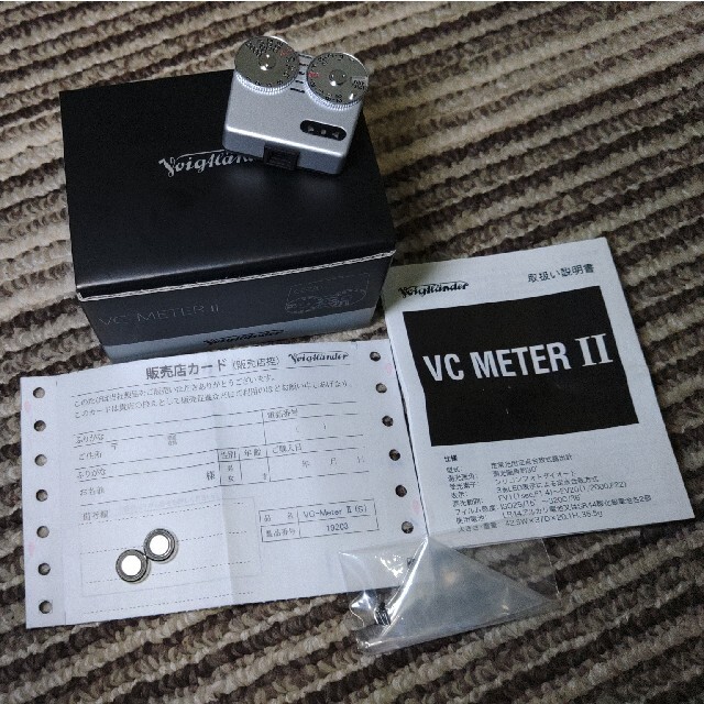 フォクトレンダー　露出計　VC－METERⅡ　vc-meterⅡ　美品