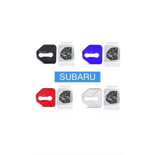 スバル(スバル)のスバル SUBARU ドアストライカー ドアロックカバー 4個セット(車内アクセサリ)