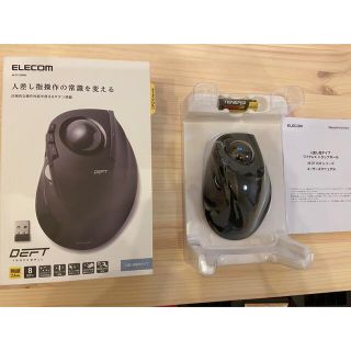 エレコム(ELECOM)のELECOM マウス トラックボール DEFT M-DT1DRBK(PC周辺機器)