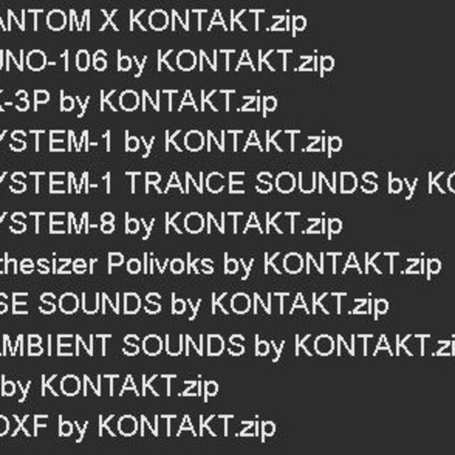 【#KONTAKT音源】シンセサイザーサンプリング音源ハードディスク販売 5