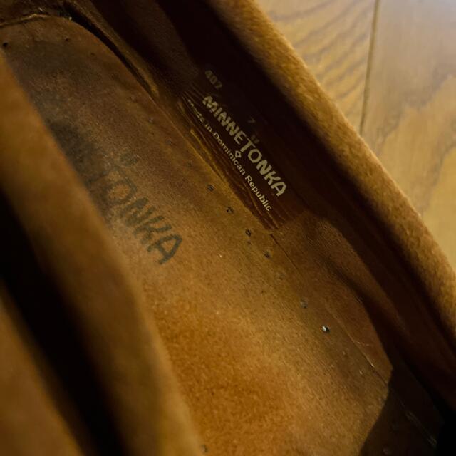 Minnetonka(ミネトンカ)のミネトンカ　モカシン　7 ブラウン レディースの靴/シューズ(スリッポン/モカシン)の商品写真