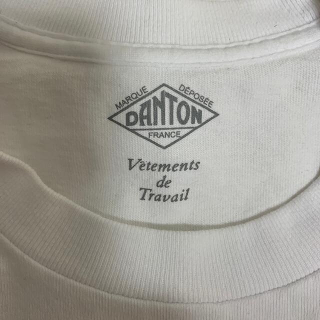 DANTON(ダントン)のDANTON ダントン ロング Tシャツ ロンT 白 ホワイト メンズのトップス(Tシャツ/カットソー(七分/長袖))の商品写真