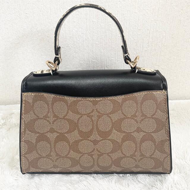 COACH(コーチ)のコーチ ショルダーバッグ　パイソン　スネーク　シグネチャー　ペッパー　C1325 レディースのバッグ(ショルダーバッグ)の商品写真