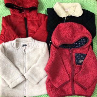 ベビーギャップ(babyGAP)の【4点セット】サイズ80 90 パーカー　アウター　ブルゾン  ダウンジャケット(ジャケット/上着)