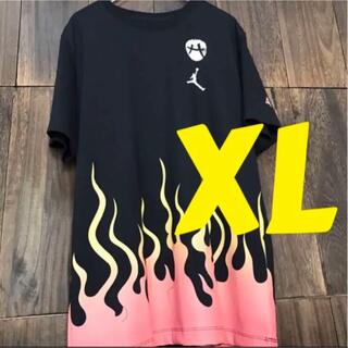 NIKE - 早いもの勝ち‼️ナイキ✨ジョーダン✨ファイアーパターン　Tシャツ　XL