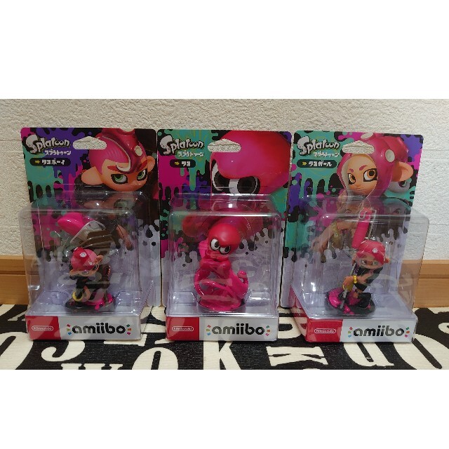 3体 新品未開封 amiibo スプラトゥーン タコ・ボーイ・ガール