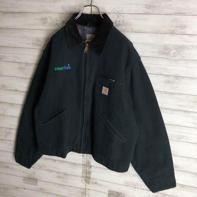 【企業コラボ】カーハート☆ワンポイントロゴ襟コーデュロイジャケット入手困難 美品