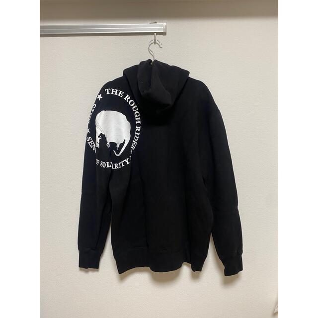 RATS(ラッツ)のRATS SCRIPT BIG LOGO CROSS NECK HOODIE メンズのトップス(パーカー)の商品写真