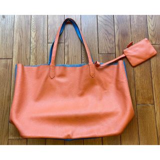 YARNZ ヤーンズ トートバッグ レザーポーチ付き