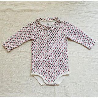 プチバトー(PETIT BATEAU)の【PETIT BATEAU】長袖ロンパース(ロンパース)