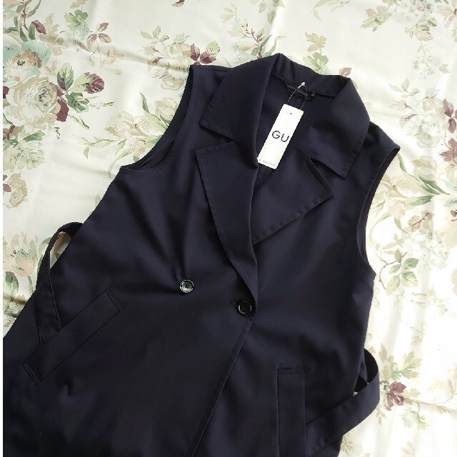 レディース 待望の再入荷! GU ロングジレ 紺色 M WOPevEcyDi - www.seabotek.com