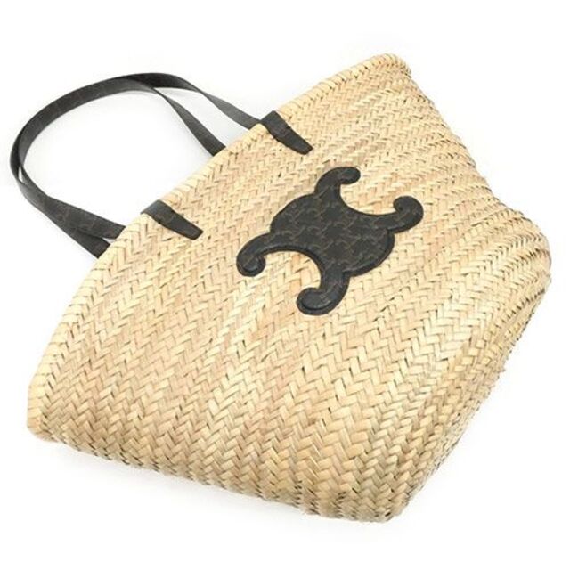 新品入荷 celine - セリーヌ ラフィア ラージ トリオンフ パニエ カゴ