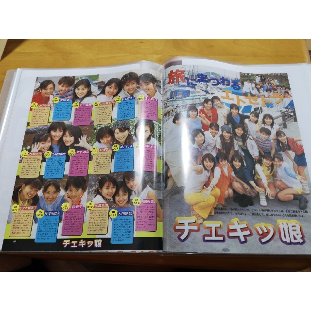 チェキッ娘(1冊200円計算)57冊分120ページ切り抜きしファイリング済み-