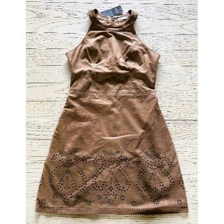 ホリスター(Hollister)のホリスター◆スエードワンピ新品(ミニワンピース)