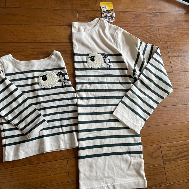 Graniph(グラニフ)の値下げしました親子でお揃いボーダーロンT キッズ/ベビー/マタニティのキッズ服男の子用(90cm~)(Tシャツ/カットソー)の商品写真