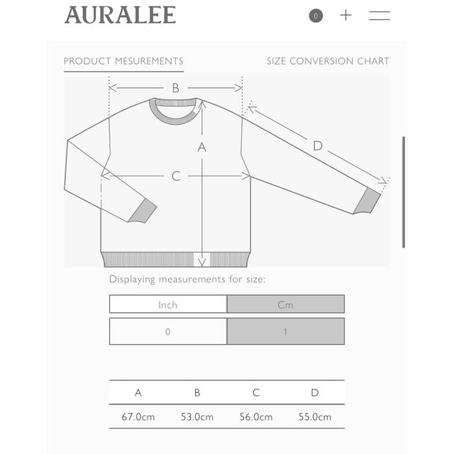 AURALEE(オーラリー)のAURALEE BRUSHED SUPER KID MOHAIR KNIT レディースのトップス(ニット/セーター)の商品写真