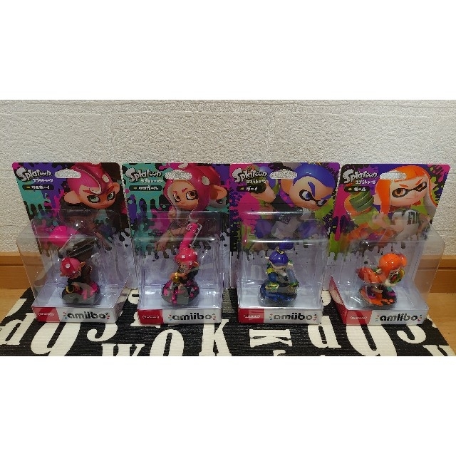 4体 新品未開封 amiibo スプラトゥーン ガール・ボーイ