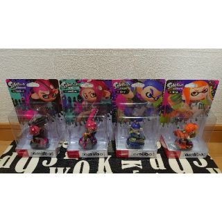 ニンテンドウ(任天堂)の4体 新品未開封 amiibo スプラトゥーン ガール・ボーイ(ゲームキャラクター)