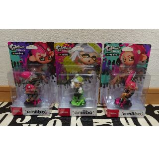 ニンテンドウ(任天堂)の3体 新品未開封 amiibo スプラトゥーン タコガール・タコボーイ・ホタル(ゲームキャラクター)