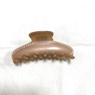 アレクサンドルドゥパリ(Alexandre de Paris)のアレクサンドル・ド・パリヘアクリップ　ベージュ　10.5cm(バレッタ/ヘアクリップ)