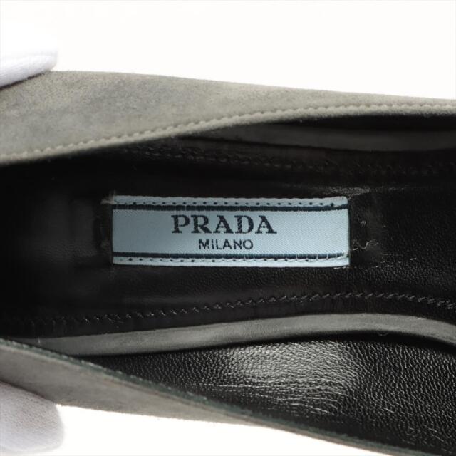 PRADA(プラダ)のプラダ  スエード 35 グレー レディース パンプス レディースの靴/シューズ(ハイヒール/パンプス)の商品写真