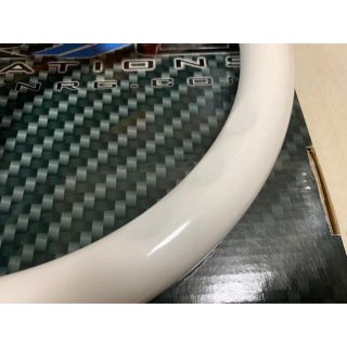 最高級の品質 希少 NRG製 ネオクローム ホワイト ウッドステアリング