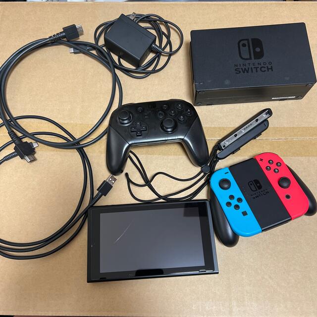 ニンテンドー スイッチ 本体 + 純正コントローラ セット