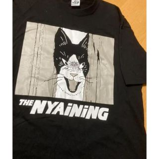 ザ・ニャイニング　シャイニング　ジャックニコルソン　映画　猫　ネタ　Tシャツ(Tシャツ/カットソー(半袖/袖なし))